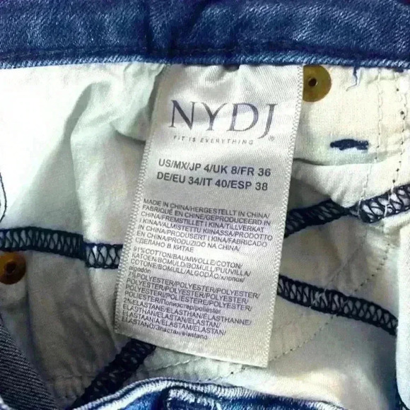 Not Your Daughters Jeans Slim Ankle Lift and Tuck Technology Embroidered Jeans - Picture 9 of 11